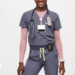 Figs Space Navy Scrub set